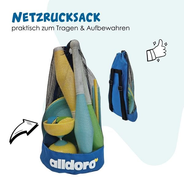 Produktbild: alldoro - Jonglierset f&uuml;r Kinder im Rucksack