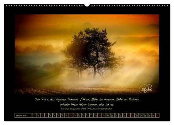 Produktbild: Sonnenmomente und Lebensweisheiten (Wandkalender 2026 DIN A2 quer), CALVENDO Monatskalender