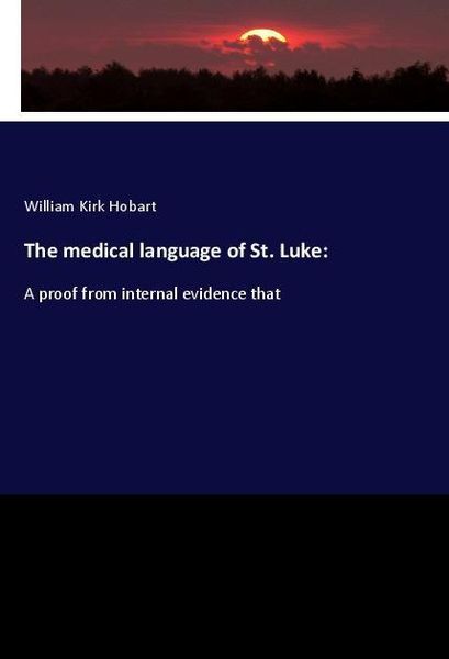 Produktbild: The medical language of St. Luke:
