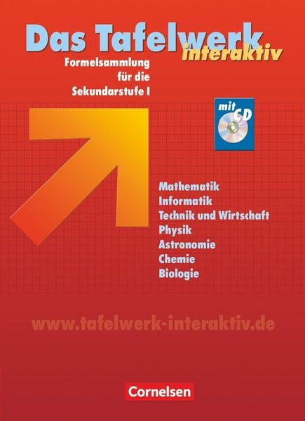 Das Tafelwerk interaktiv - Formelsammlung für die Sekundarstufe I - Allgemeine Ausgabe, Gebundene Ausgabe von Matthias Felsch,Hubert König,Wolfgang