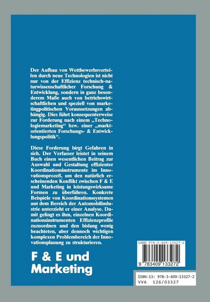 Produktbild: F & E und Marketing