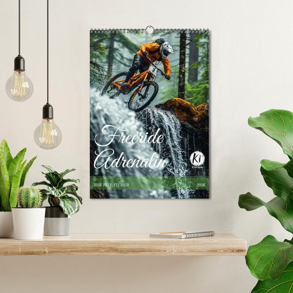 Produktbild: Freeride Adrenalin (Wandkalender 2026 DIN A3 hoch), CALVENDO Monatskalender