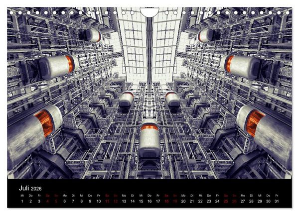 Produktbild: Welt der Aufz&uuml;ge (Wandkalender 2026 DIN A4 quer), CALVENDO Monatskalender