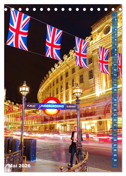 Produktbild: London ist eine Reise wert (Tischkalender 2026 DIN A5 hoch), CALVENDO Monatskalender