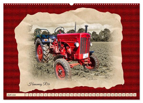 Produktbild: Hanomag Schlepper (Wandkalender 2026 DIN A2 quer), CALVENDO Monatskalender