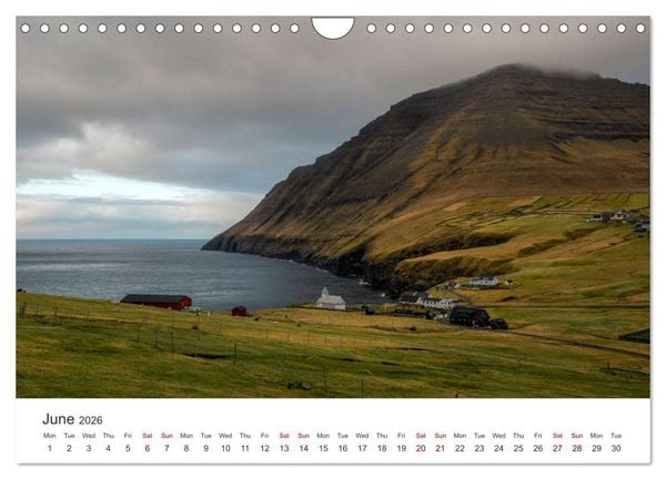 Produktbild: Autumn light at Faroe island (Wall Calendar 2026 DIN A4 landscape), CALVENDO 12 Month Wall Calendar