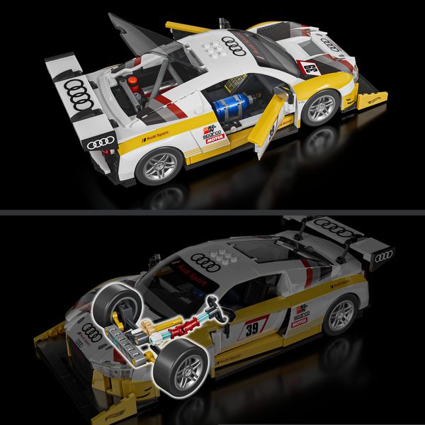 Produktbild: Mattel Brick Shop Hot Wheels Elite Audi