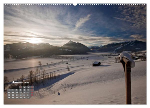 Produktbild: Die weiten T&auml;ler im Salzburger Land (hochwertiger Premium Wandkalender 2026 DIN A2 quer), Kunstdruck in Hochglanz