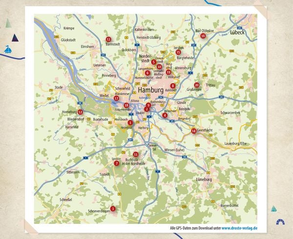 Produktbild: In und um Hamburg. Wandern für die Seele