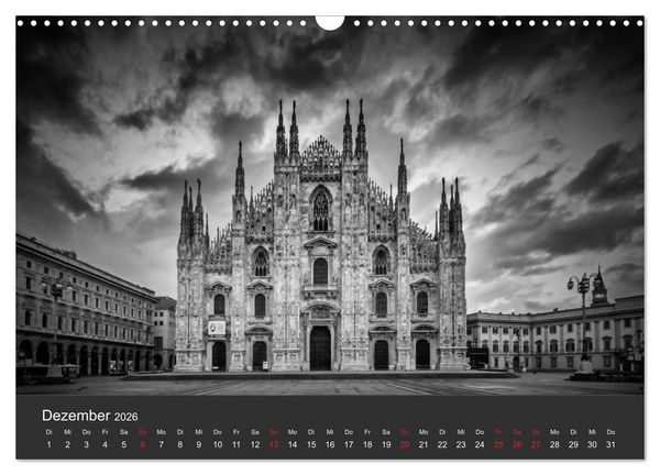 Produktbild: URBANE FOTOGRAFIE Zw&ouml;lf klassische Impressionen (Wandkalender 2026 DIN A3 quer), CALVENDO Monatskalender