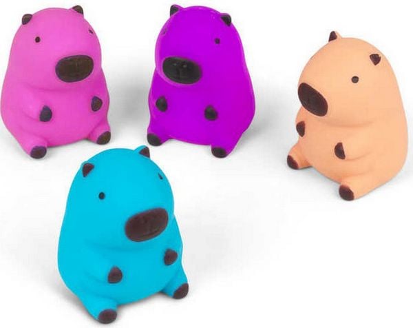 Produktbild: Squeezy Capybara, 8 cm, 4-fach sort.