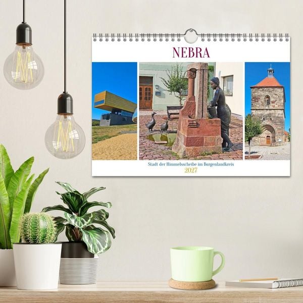 Produktbild: Nebra. Stadt der Himmelsscheibe im Burgenlandkreis (Wandkalender 2027 DIN A4 quer), CALVENDO Monatskalender