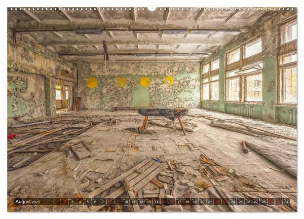 Produktbild: Tschernobyl - Die Sperrzone um das Atomkraftwerk (Wandkalender 2026 DIN A2 quer), CALVENDO Monatskalender