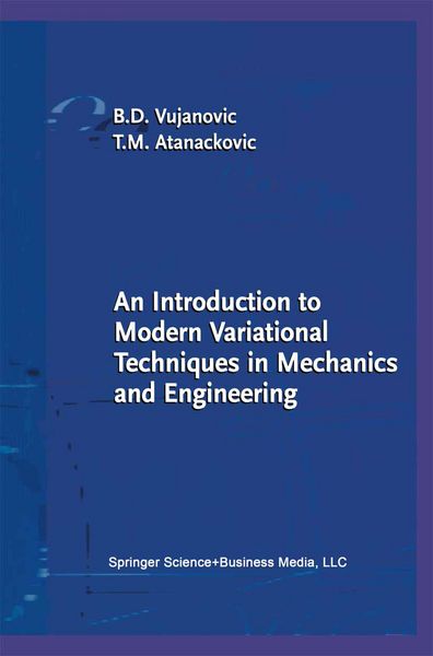 Produktbild: An Introduction to Modern Variational Techniques in Mechanics and Engineering