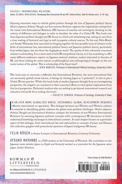 Produktbild: Modern Japanese Political Thought and International Relations