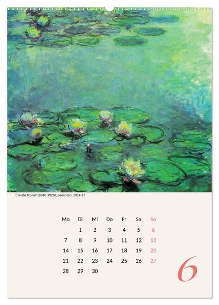 Produktbild: Claude Monet Impressionen 2027 (Wandkalender 2027 DIN A2 hoch), CALVENDO Monatskalender