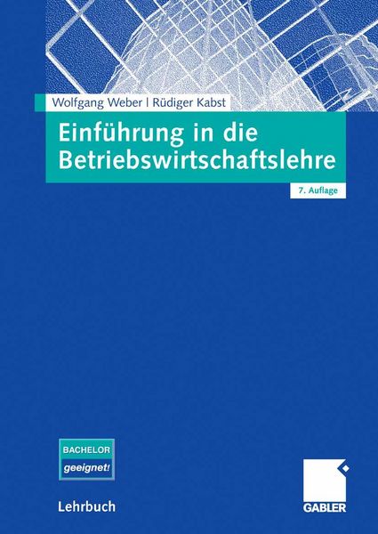 Produktbild: Einf&uuml;hrung in die Betriebswirtschaftslehre