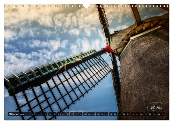 Produktbild: Friesland - Die Friesische M&uuml;hlenstra&szlig;e (Wandkalender 2026 DIN A3 quer), CALVENDO Monatskalender