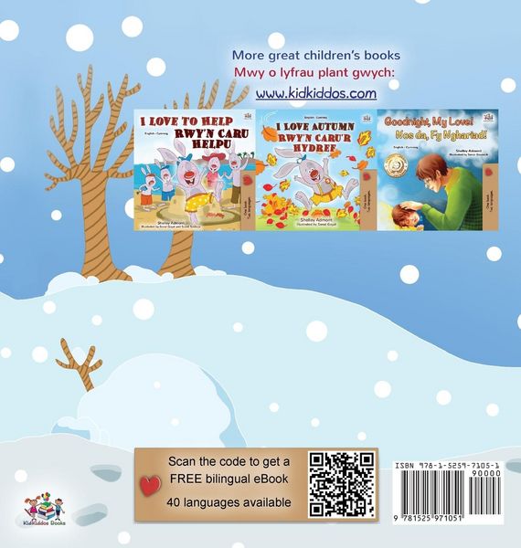 Produktbild: I Love Winter (English Welsh Bilingual Children's Book)