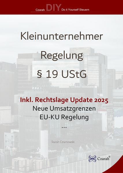 Produktbild: Kleinunternehmerregelung &sect;19 UStG ab 2025