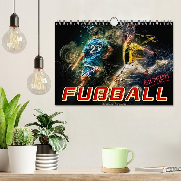 Produktbild: Fu&szlig;ball - extrem (Wandkalender 2026 DIN A4 quer), CALVENDO Monatskalender