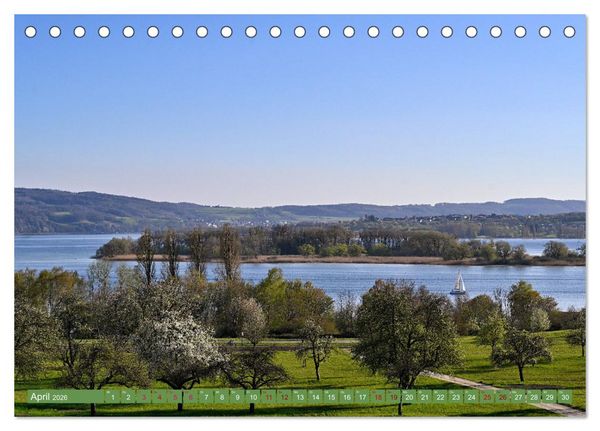Produktbild: Zauberhafter Westlicher Bodensee (Tischkalender 2026 DIN A5 quer), CALVENDO Monatskalender