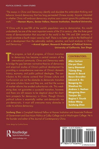 Produktbild: China and Democracy