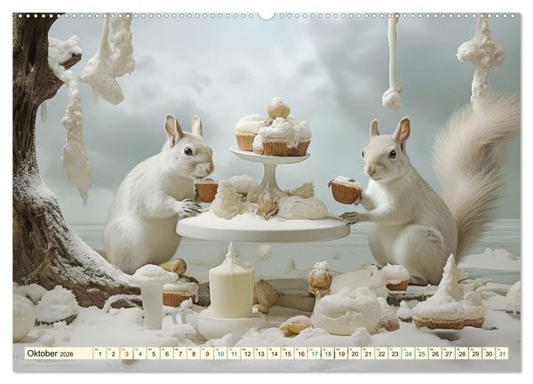 Produktbild: Die Desserttafel ist gedeckt - Humorbilder (Wandkalender 2026 DIN A2 quer), CALVENDO Monatskalender