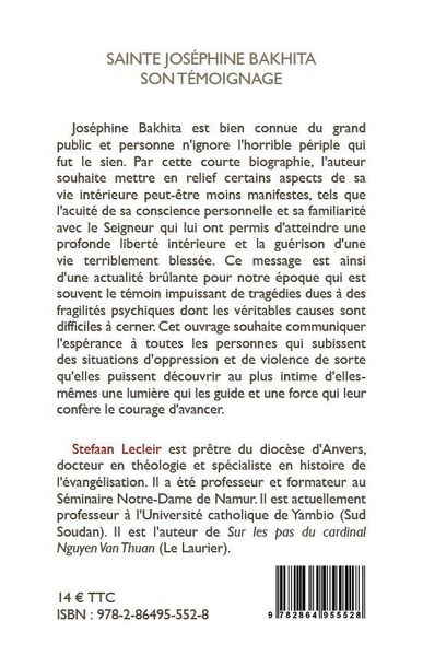 Produktbild: Sainte josephine bakhita