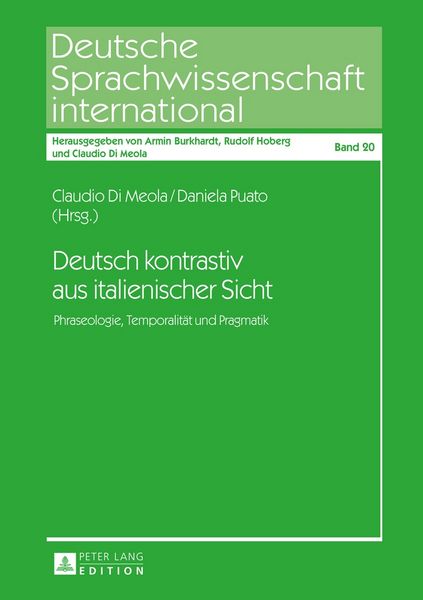 Produktbild: Deutsch kontrastiv aus italienischer Sicht