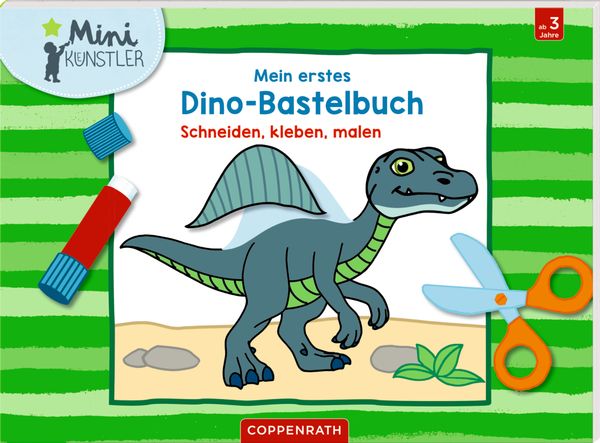 Produktbild: Coppenrath - Mini-K&uuml;nstler - Mein erstes Dino-Bastelbuch