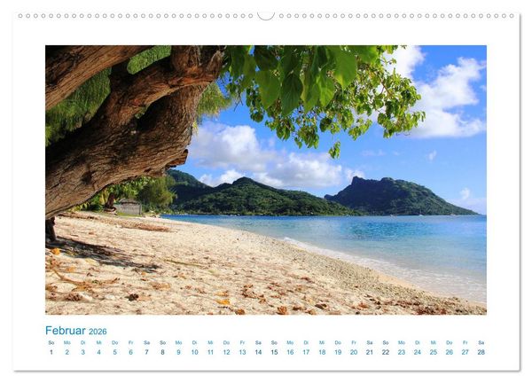 Produktbild: Franz&ouml;sisch-Polynesien Trauminseln im S&uuml;dpazifik (Wandkalender 2026 DIN A2 quer), CALVENDO Monatskalender