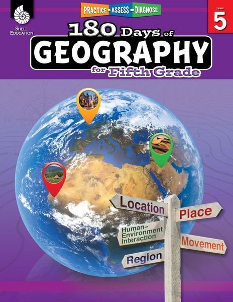 Produktbild: 180 Days(r) Geography for Fifth Grade