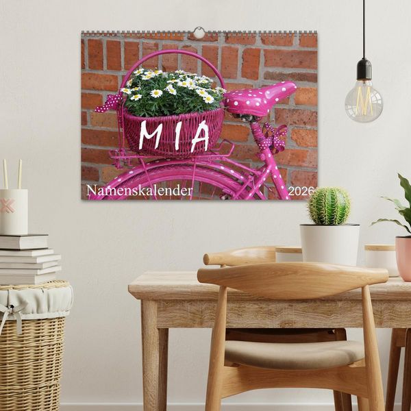 Produktbild: MIA - Namenskalender (Wandkalender 2026 DIN A3 quer), CALVENDO Monatskalender