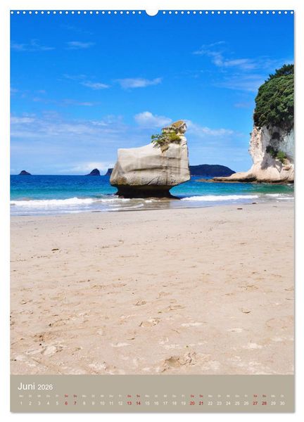 Produktbild: Erlebe mit mir die Nordinsel von Neuseeland (Wandkalender 2026 DIN A2 hoch), CALVENDO Monatskalender