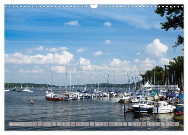 Produktbild: Hausbooturlaub Deutschland - Mecklenburgische Seenplatte (Wandkalender 2027 DIN A3 quer), CALVENDO Monatskalender