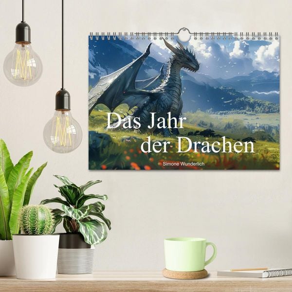 Produktbild: Das Jahr der Drachen (Wandkalender 2026 DIN A4 quer), CALVENDO Monatskalender
