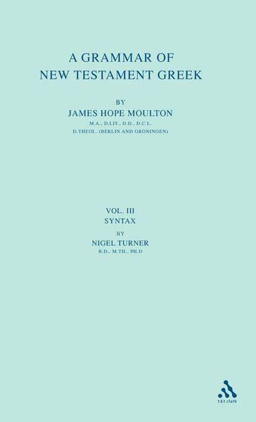 Produktbild: A Grammar of New Testament Greek