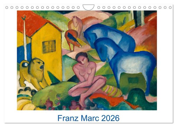 Produktbild: Franz Marc 2026 (Wandkalender 2026 DIN A4 quer), CALVENDO Monatskalender