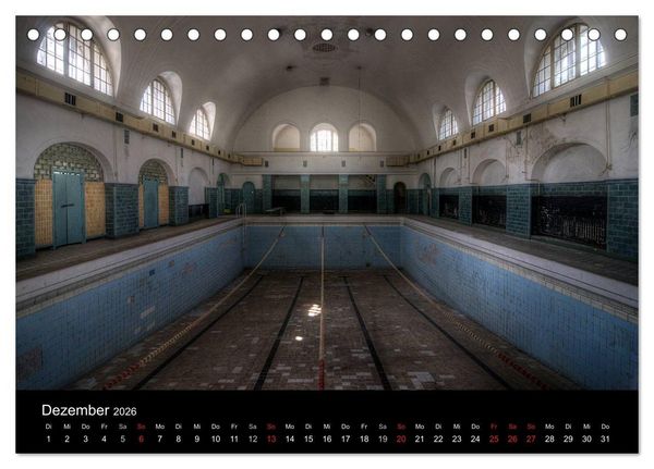 Produktbild: Verlassene Orte - Berlin - Brandenburg (Tischkalender 2026 DIN A5 quer), CALVENDO Monatskalender