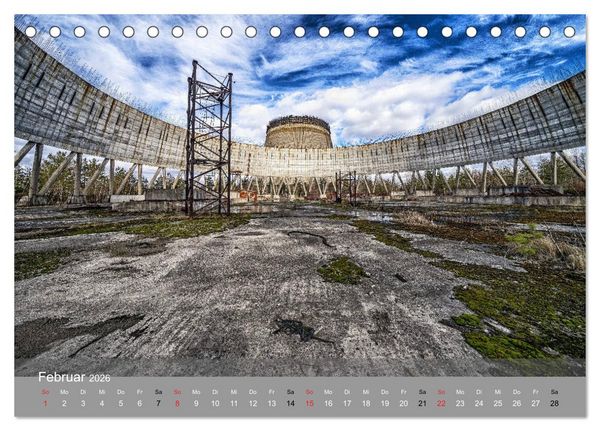 Produktbild: Tschernobyl - In der Sperrzone (Tischkalender 2026 DIN A5 quer), CALVENDO Monatskalender