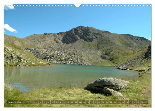 Produktbild: Le paradis des lacs de montagne (Calendrier mural 2026 DIN A3 vertical), CALVENDO calendrier mensuel