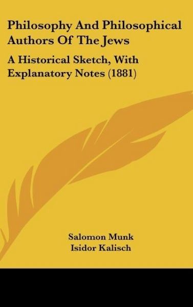 Produktbild: Philosophy And Philosophical Authors Of The Jews