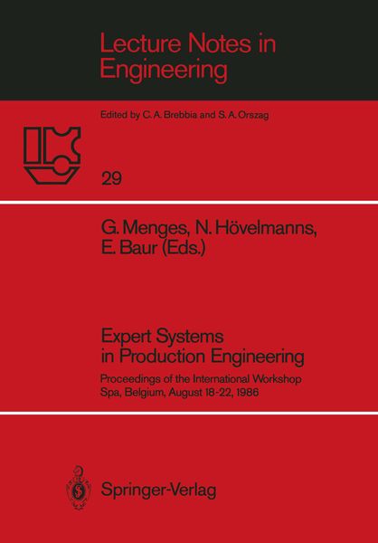 Produktbild: Expert Systems in Production Engineering