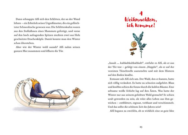 Was Drachen an Weihnachten machen - Eine Vorlesegeschichte in 24 Kapiteln
