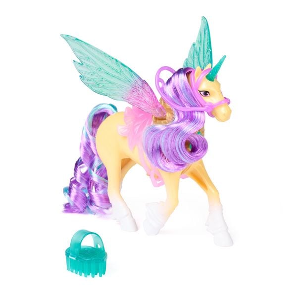 Produktbild: Unicorn Academy - Wing Magic Ava & Leaf Spielset, Einhorn-und-Puppe-Set mit Fl&uuml;geln, Alicorn mit Reiterin & Zubeh&ouml;r, ab 4 J.