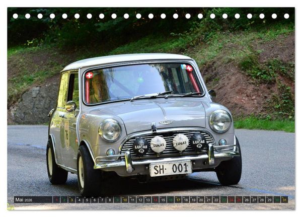 Produktbild: OLDTIMER BERGRENNEN - Kleine Flitzer (Tischkalender 2026 DIN A5 quer), CALVENDO Monatskalender