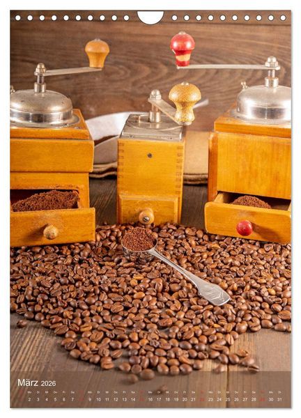Produktbild: Kaffee für ein Genusserlebnis (Wandkalender 2026 DIN A4 hoch), CALVENDO Monatskalender