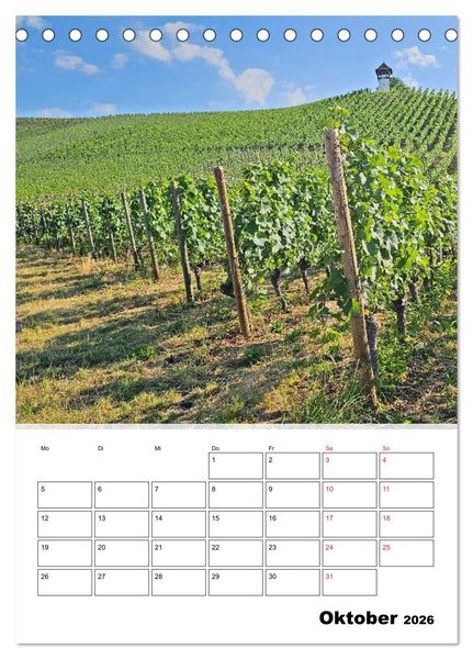 Produktbild: Bodenseeradweg - Auf dem Bodensee durch 3 L&auml;nder (Tischkalender 2026 DIN A5 hoch), CALVENDO Monatskalender