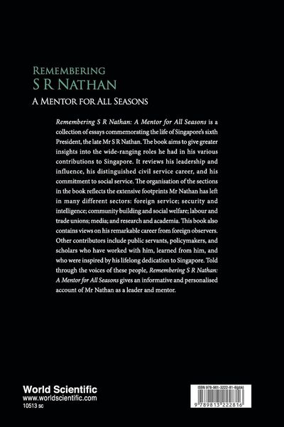 Produktbild: REMEMBERING S R NATHAN